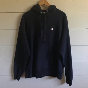 Navy blue Champion hoodie